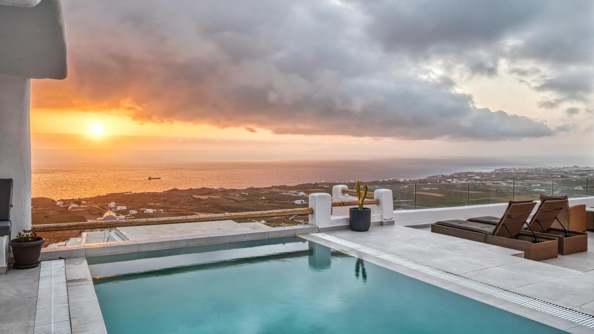 Dream Villa Santorini Vourvoulos Екстер'єр фото