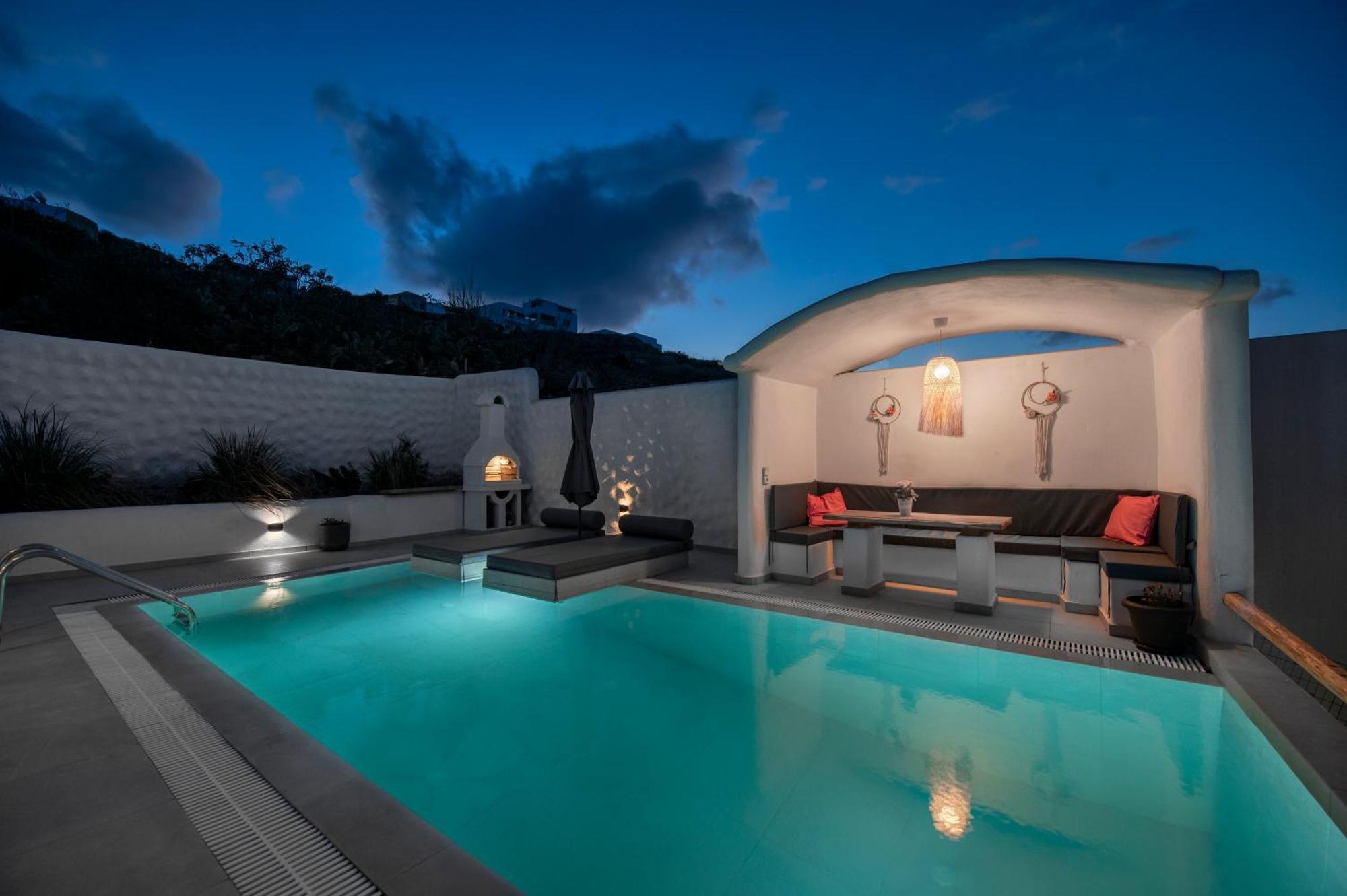 Dream Villa Santorini Vourvoulos Екстер'єр фото