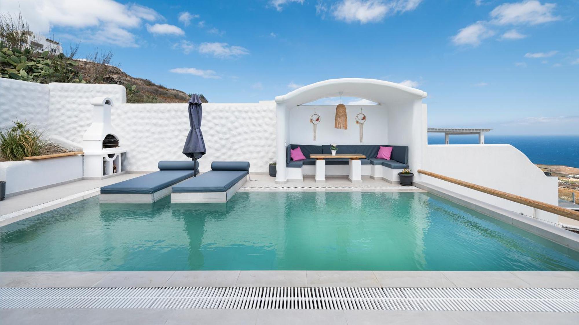 Dream Villa Santorini Vourvoulos Екстер'єр фото