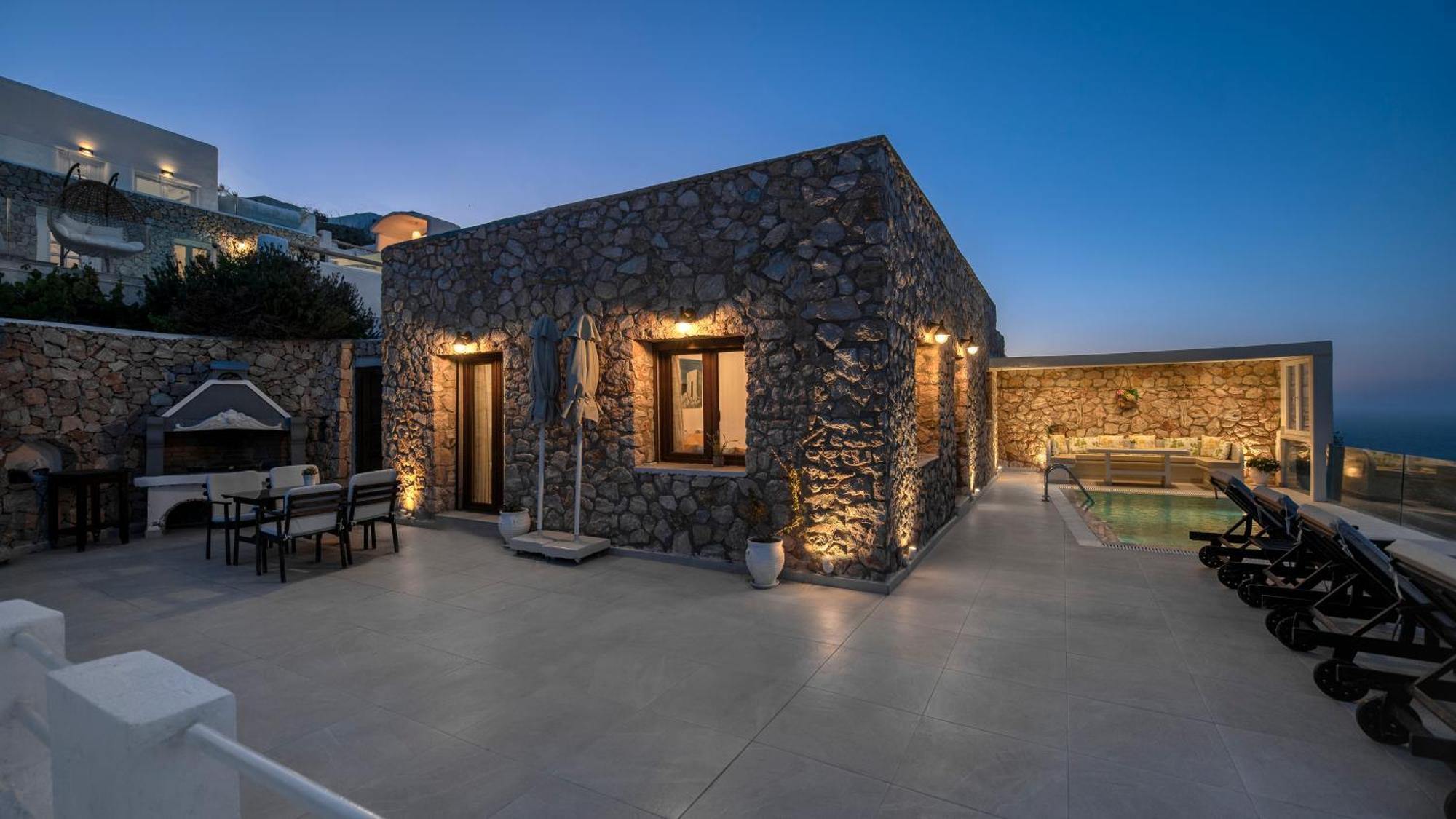 Dream Villa Santorini Vourvoulos Екстер'єр фото