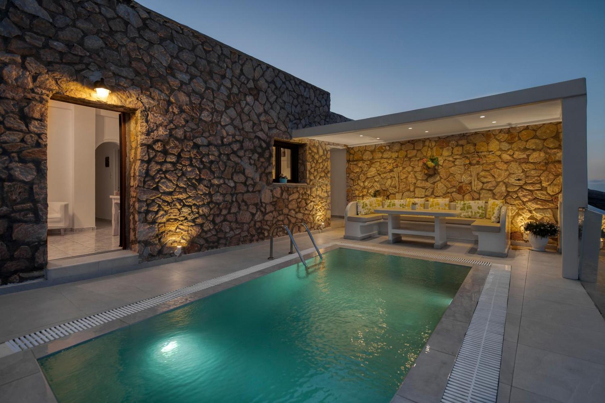 Dream Villa Santorini Vourvoulos Екстер'єр фото