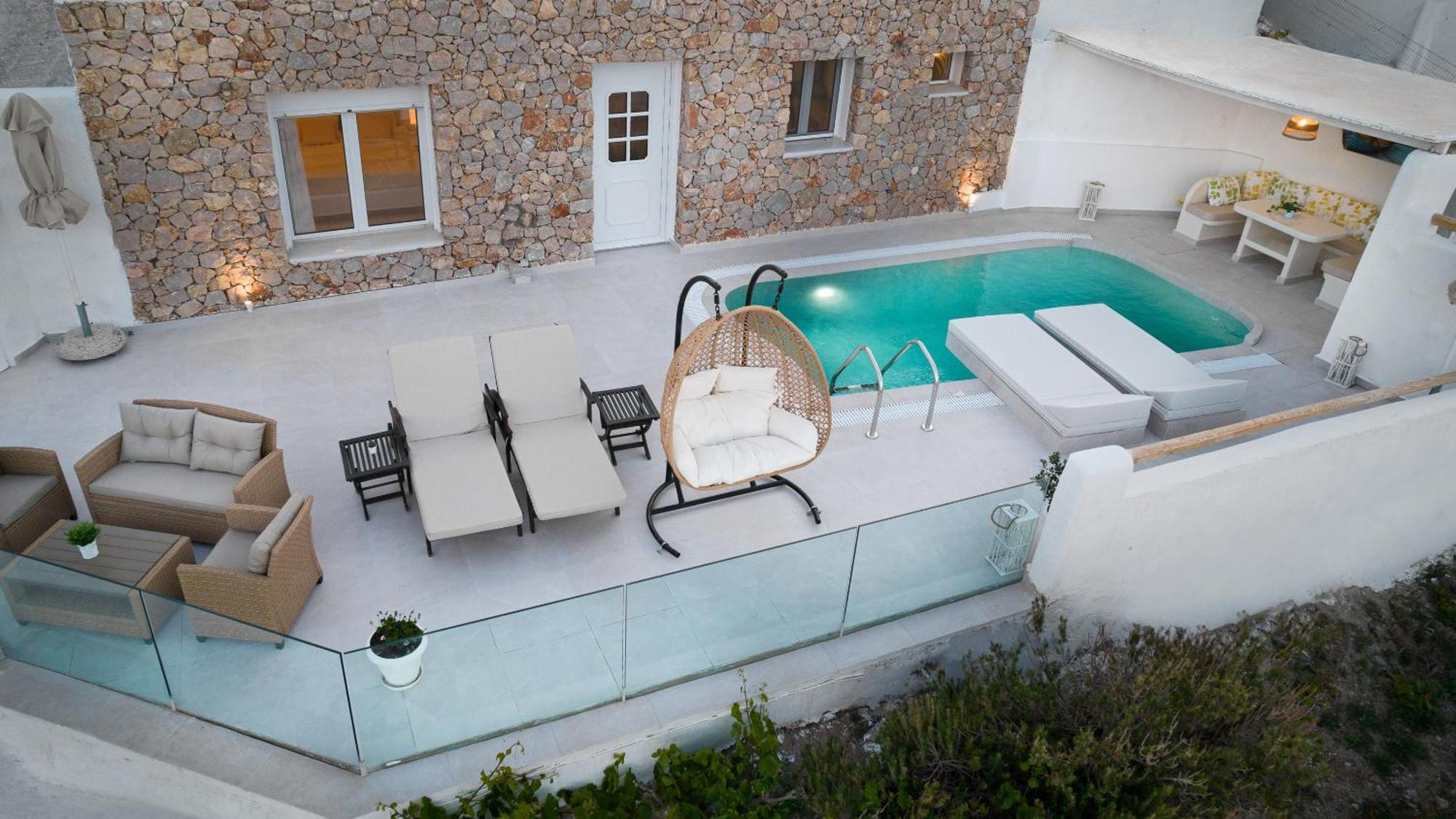Dream Villa Santorini Vourvoulos Екстер'єр фото