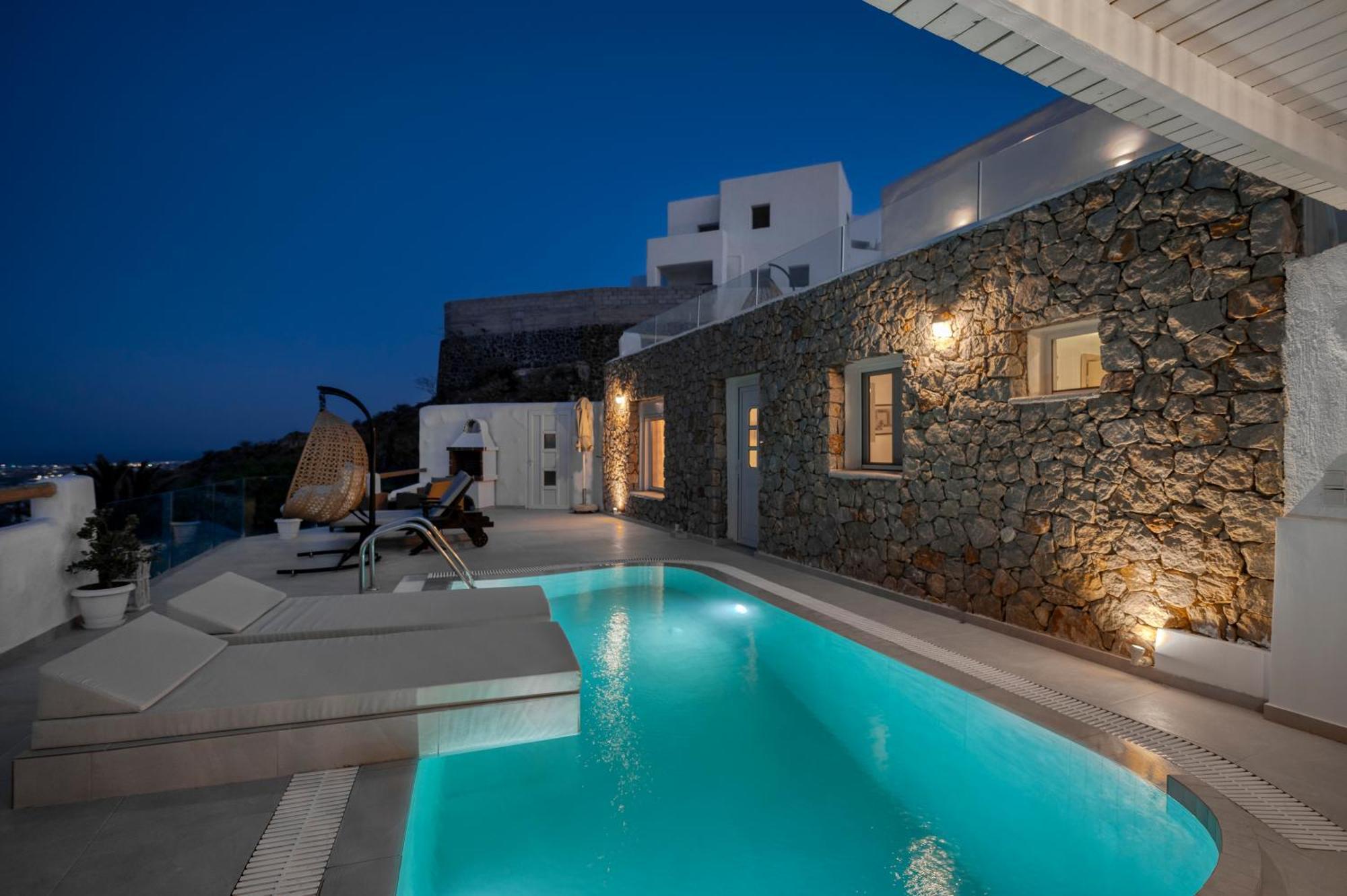 Dream Villa Santorini Vourvoulos Екстер'єр фото
